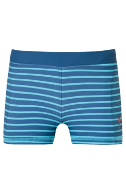 Badehose Wirkware recycelt LSF40+ Streifen aqua - Aqua