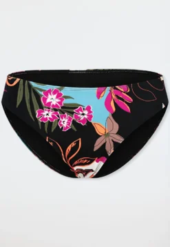 Bikinislip Blumen multicolor - Aqua