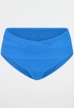 Bikinislip Retro Jersey recycelt Streifen aquarium - Aqua