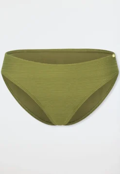 Bikinislip Streifen oliv - Aqua