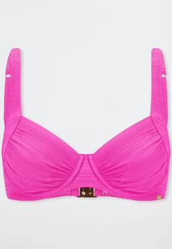 Bikini-Top mit Bügeln fuchsia - Aqua