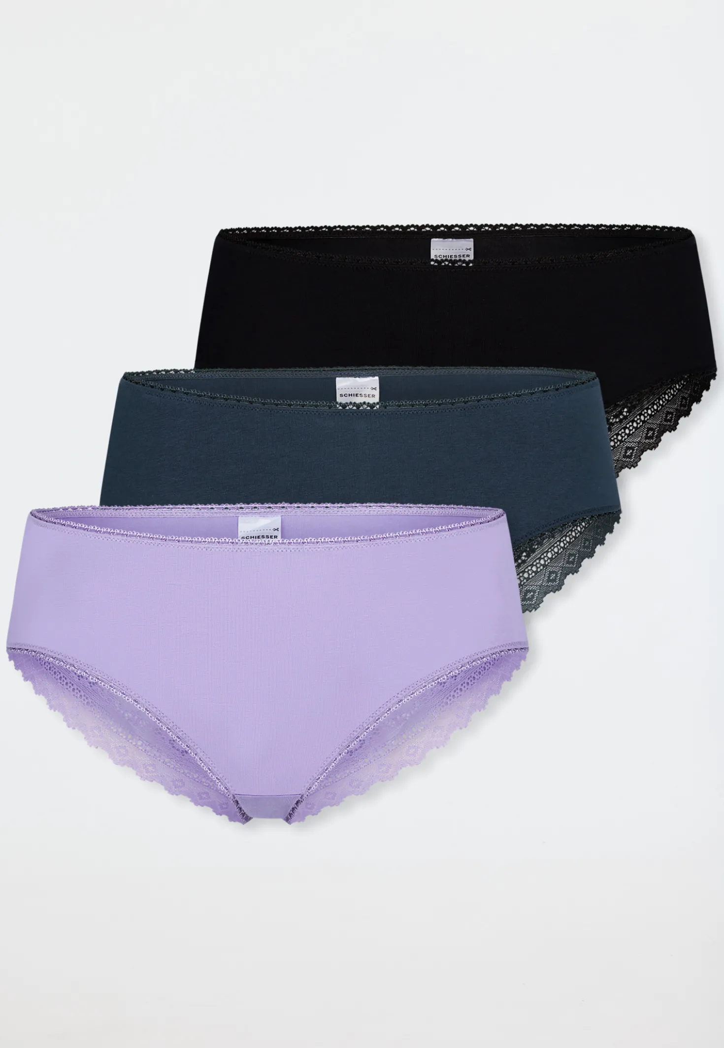 Brazilian 3er-Pack Spitze mehrfarbig - Modern Multipacks