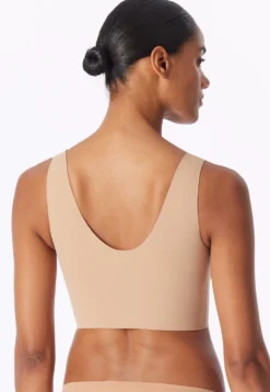Bustier Microfaser herausnehmbare Pads maple - Invisible Soft