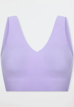 Bustier Mikrofaser herausnehmbare Pads zartlila - Invisible Soft