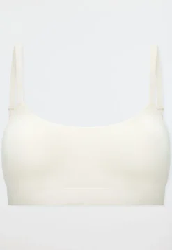 Bustier mit herausnehmbaren Pads off-white - Unique Cotton