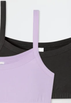 Bustiers 2er-Pack schwarz/ beere - Fresh Vibe