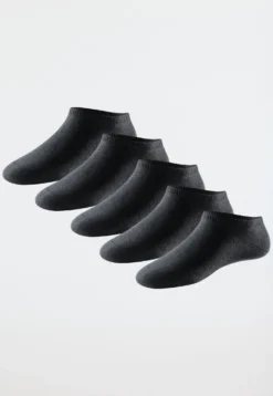 Damensneaker Fünferpack schwarz - Bluebird
