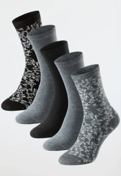 Damensocken 5er-Pack mehrfarbig - Bluebird