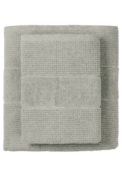 Duschtuch 2er-Pack 70x140 cm hellgrau - SCHIESSER Home