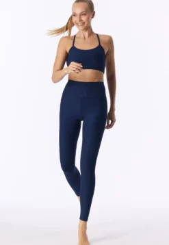 High Waist Leggings Feinripp admiral - SCHIESSER Active