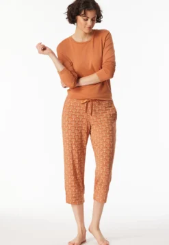 Loungehose 3/4-lang Modal Ornament multicolor - Mix+Relax