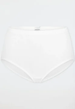 Midi-Slip Feinripp weiß - Luxury