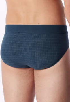 Minislip gemustert deep blue - Comfort Fit