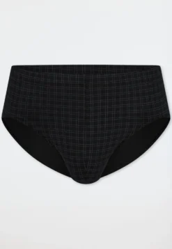 Minislip schwarz kariert - Cotton Casuals
