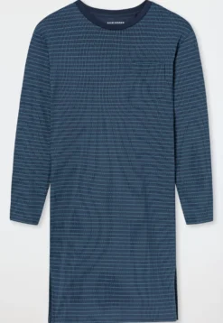 Nachthemd langarm deep blue - Comfort Essentials