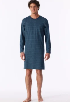 Nachthemd langarm deep blue - Comfort Essentials