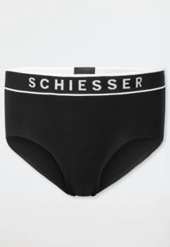 Panty Doppelripp schwarz - Pure Rib