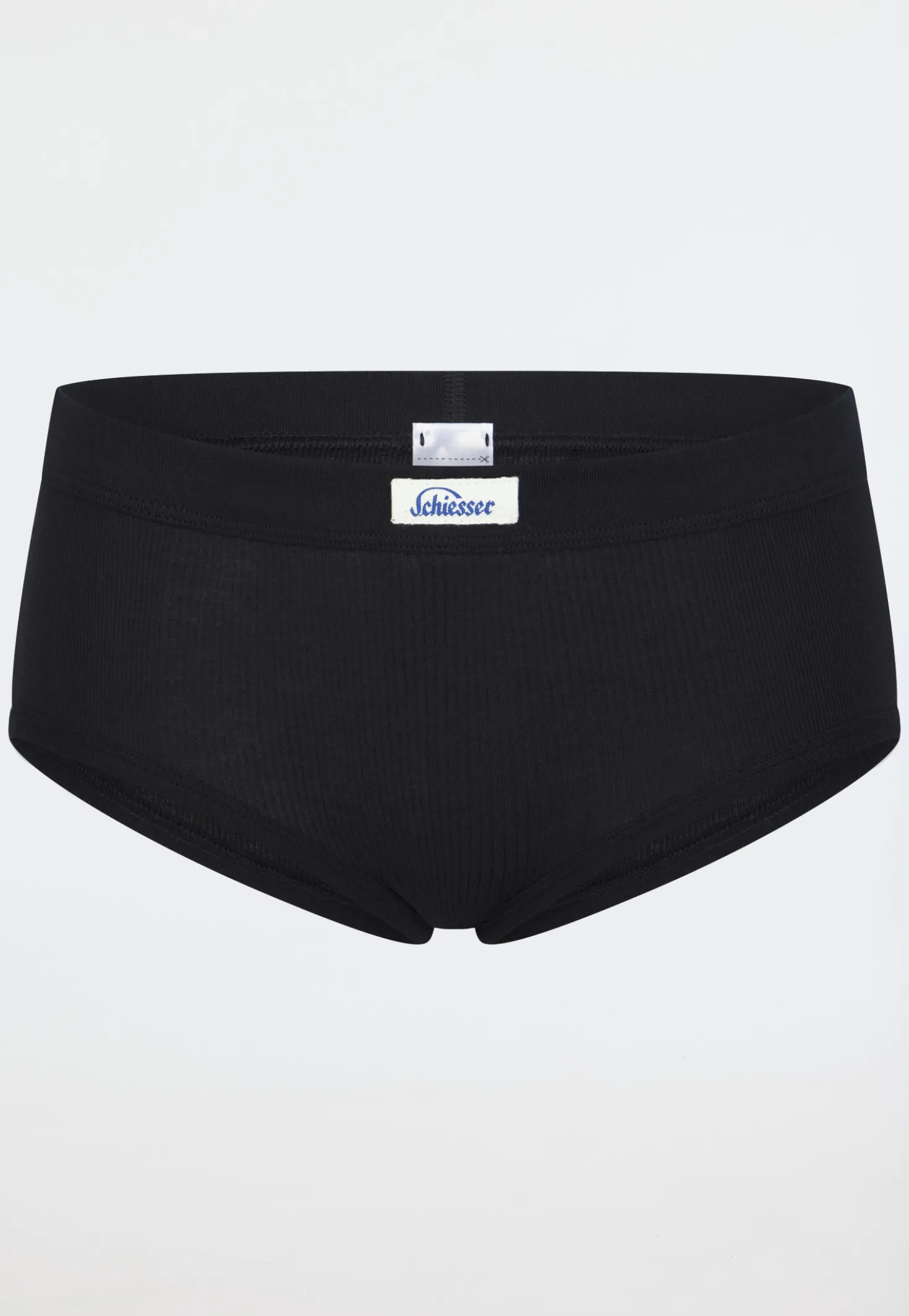 Panty Feinripp schwarz - Revival Paula