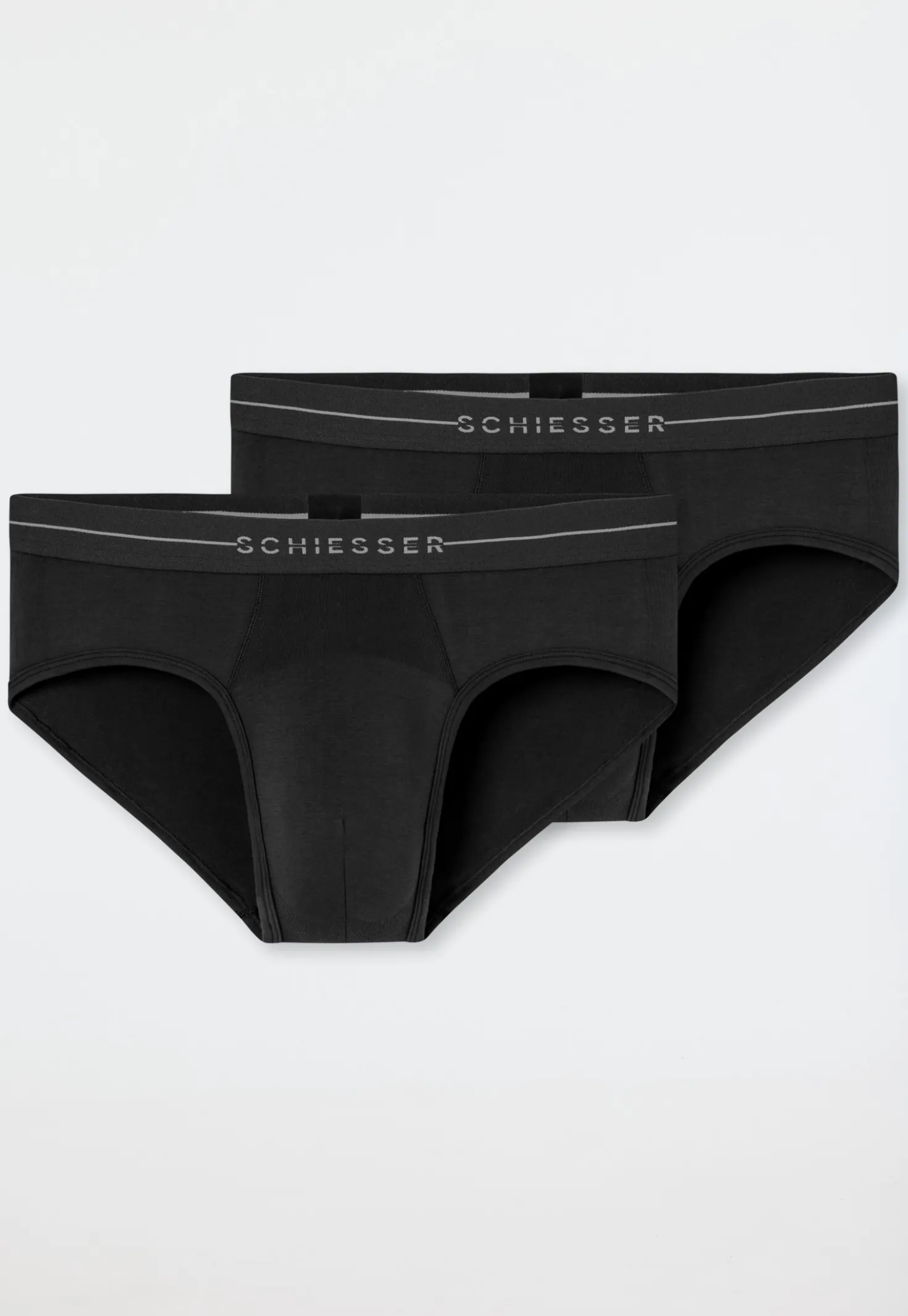 Rio-Slip 2er-Pack schwarz - Cotton Flex
