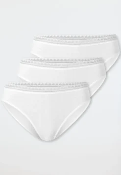 Rio-Slips 3er-Pack Spitze weiß - Modern Multipacks