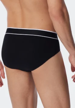 Rio-Slips 3er-Pack Webgummibund schwarz - 95/5