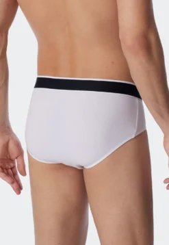 Rio-Slips 3er-Pack Webgummibund weiß - 95/5