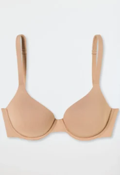 Schalen-BH mit Bügel und gleitenden Cups maple - Unique Micro