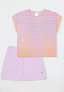 Schlafanzug kurz Ringel orchid - Kids Nightwear