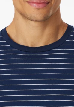 Schlafanzug lang Streifen admiral - Casual Essentials