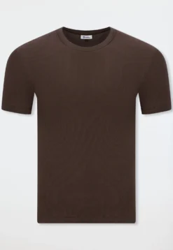 Shirt kurzarm dunkelbraun - Revival Friedrich