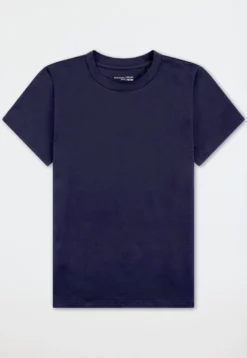 Shirt kurzarm Ringel deep blue- Mix+Relax