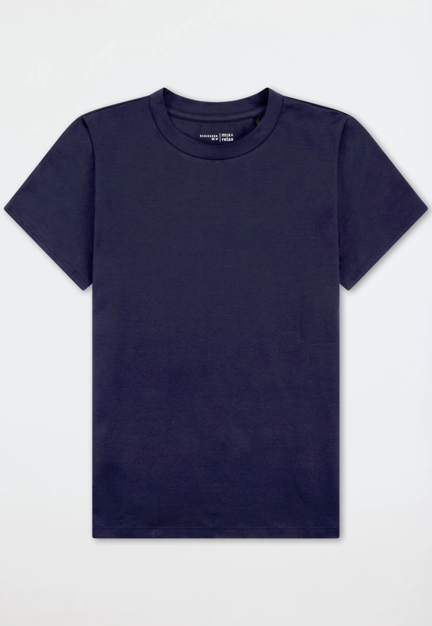 Shirt kurzarm Ringel deep blue- Mix+Relax
