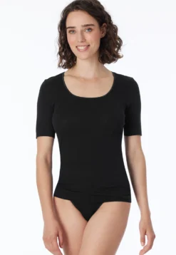 Shirt kurzarm schwarz - Luxury