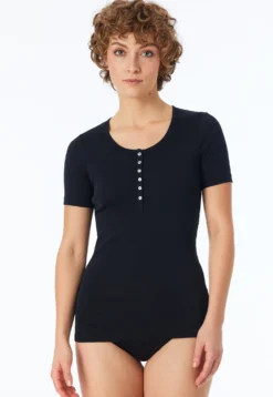Shirt kurzarm schwarz - Revival Berta
