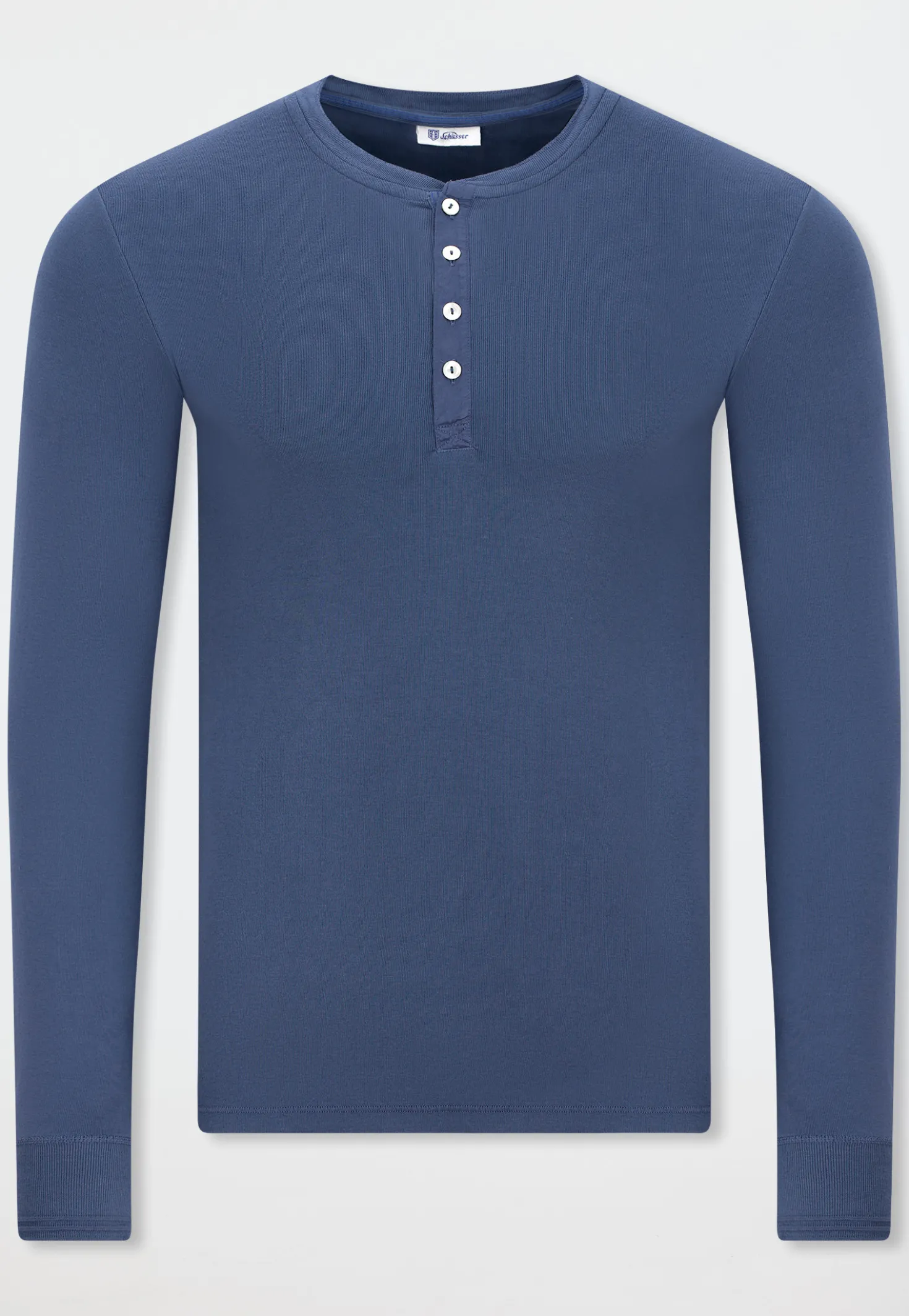 Shirt langarm faded denim - Revival Karl-Heinz