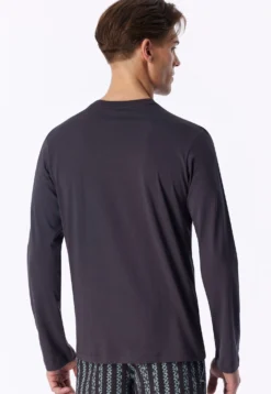 Shirt langarm graphit - Mix+Relax