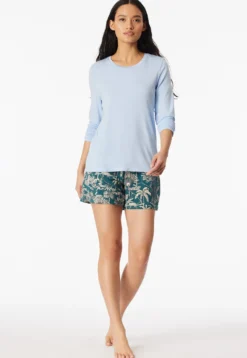 Shirt langarm hellblau - Mix+Relax