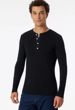 Shirt langarm schwarz - Revival Karl-Heinz