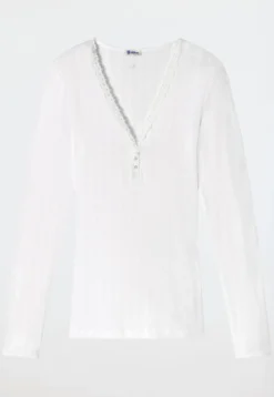 Shirt langarm weiß - Revival Agathe