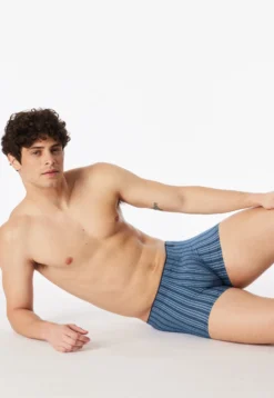 Shorts atlantikblau gestreift - Long Life Soft