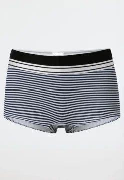 Shorts 3er-Pack dunkelblau/ rosa/ geringelt - 95/5