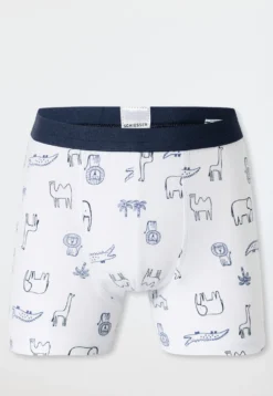 Shorts 7er-Pack Ringel Safari-Tiere mehrfarbig - 95/5