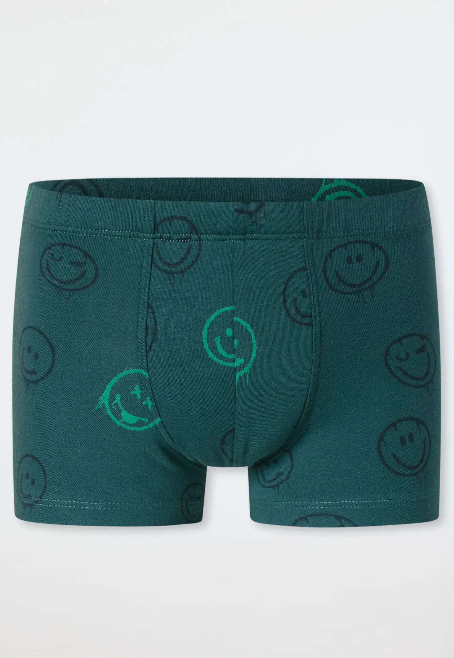 Shorts 5er-Pack Ringel Smiley grün/ blau - 95/5
