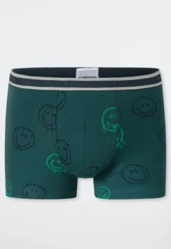 Shorts 3er-Pack Ringel Smileys grün - 95/5