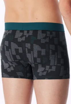 Shorts 5er-Pack schwarz/ grün gemustert - 95/5