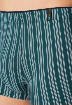 Shorts grün gestreift - Long Life Soft