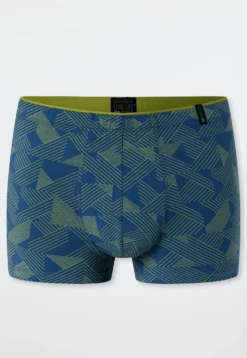 Shorts Modal gemustert grasgrün - Long Life Soft