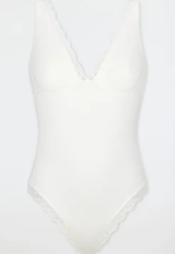 Soft-BH-Body Spitze off-white - Unique Cotton
