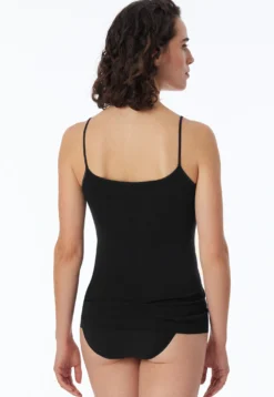 Spaghetti-Top schwarz - Luxury