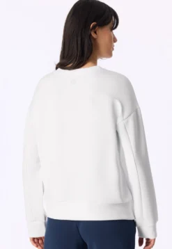 Sweatshirt Doubleface weiß - Mix+Relax